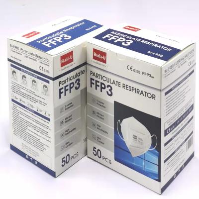 China FFP3 Protective Respirator Mask , FFP3 Filtering Half Mask Without Valve , Comfortable Wearing Experience for sale