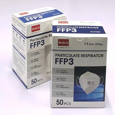 China FFP3 de corpusculaire Certificatie van Ce van het Ademhalingsapparaatmasker, FFP3-Masker met Earloops, Geen Hoofd het Maskerademhalingsapparaat van het Bandffp3 Gezicht Te koop