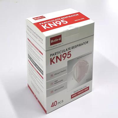 중국 에우아섬과 짠 것이 아닌 KN95 귀걸이 면 마스크 미립자 인공 호흡 장치, CE와 FDA KN95 보호 마스크는 인정했습니다 판매용