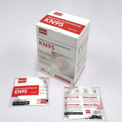 China EUA Approved Disposable KN95 Respirator Mask 5 Layers à venda