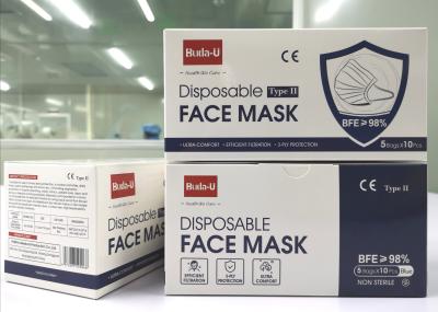 Chine Masque protecteur protecteur médical de l'adulte 3PLY de Buda-U pour le niveau II de Covid ASTM à vendre