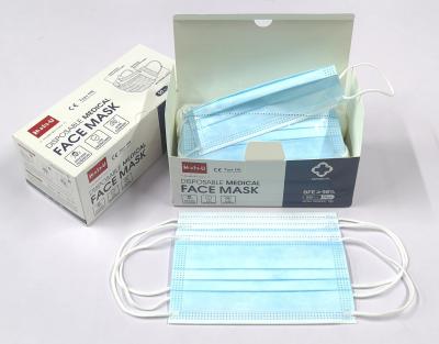 China 50Pcs/Box 3 Lagen Beschikbaar Chirurgisch Medisch Maskerstype IIR van Masker buda-U Te koop