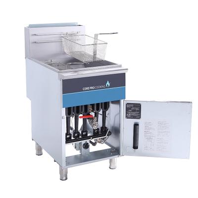 China Restaurant Hot sale commercial kitchen equipment gas deep fryer chicken potato chip frying machine for sale