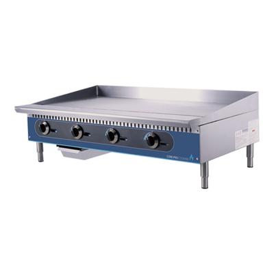 China Restaurnts / Hotel / Catering Commercial Desktop Gas Griddle Gas Heating Flat Griddle Teppanyaki Griddle for sale