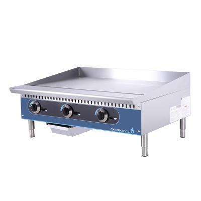 China Restaurnts / Hotel / Catering hotel restaurant kitchen equipment Gas griddle flat plate BBQ equipment Charbroiler for sale