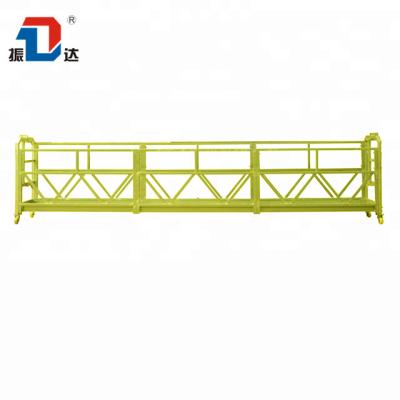 China Building Facade Cleaner ZLP500 ZLP630 Suspended Platform Cradle Machine Chimney Facade System Lifting Construction Paint Cleaning Supplier for sale