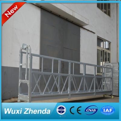 China Custom Building Facade Cleaning Crane Suspended Work Platform Motorized Window Glass Cleaning for sale