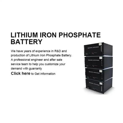 China 48V 100Ah LiFePO4 Battery for Solar Systems with 40V Discharging Cut-off Voltage and 100A Max Charging/Discharging Current for sale