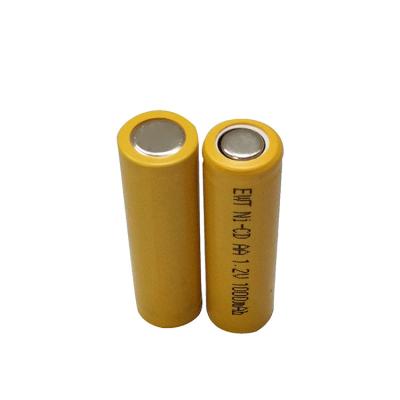 중국 1000mAh 니켈 카드미엄 배터리 팩 1.2v 니크드 AA 배터리 1200mAh 1300mAh 판매용