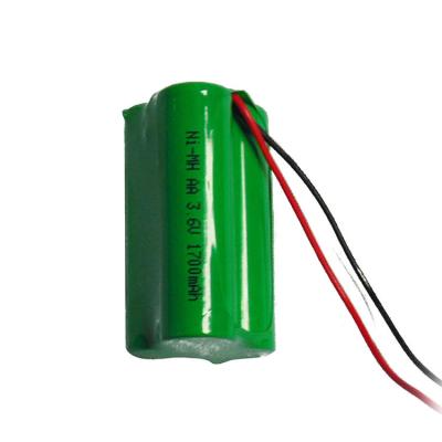 Κίνα 1700mah AA Nimh επαναφορτιζόμενη μπαταρία 3.6V Nimh μπαταρία προς πώληση