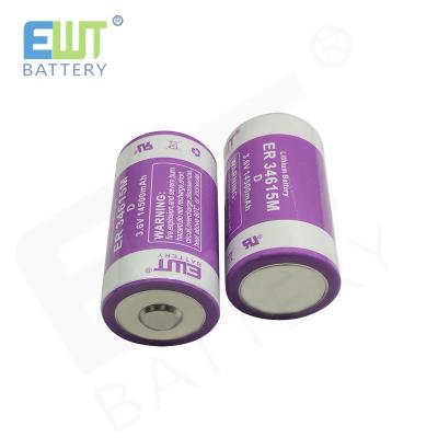 China 14500mAh 3.6v Lithium-Ionen-Batteriezelle Zylindrische ER34615M Für Wasserzähler zu verkaufen