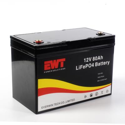 중국 골프 카트 저장 12V 리?? 이온 LiFePO4 배터리 팩 12.8V 80Ah 전기 차량용 리?? 철화강 배터리 판매용