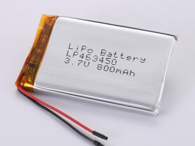 China Lithium Polymer Battery Lp463450 3.7V, LP503450 LP633235, LP701865 800MAH,LP102731 850MAH for sale