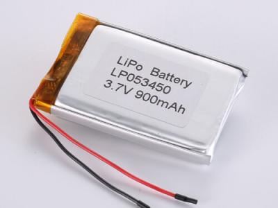 China lithium polymer battery 3.7V 900MAH lp053450,lp483547,lp503055,lp603442,lp753235 for sale