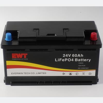 China Stabiele prestaties 24V 60Ah Lifepo4 energieopslagbatterij voor loodzuur vervanging Te koop