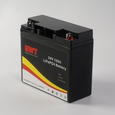 China 24V 10Ah LiFePO4 Battery Pack With BMS for Renewable Energy Systems for sale