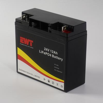 China 24V 12AH IFR26650 Battery Pack with Communication CANS Environmental Safety CE Certified Long Life for sale