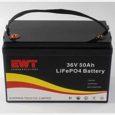 China High-Power Electric Bicycle Lithium Iron Phosphate 36V 50AH Battery Pack for sale