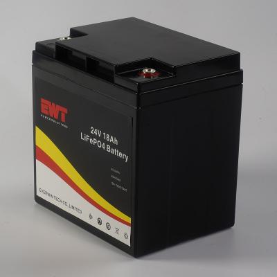 China Factory Supply 24V 18Ah Portable Lithium Iron Phosphate Battery for sale