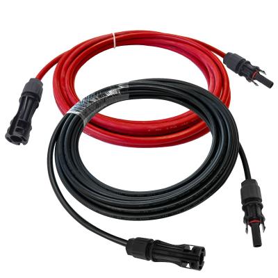 China Power Customized Solar Cable Harness IP68 Waterproof 1500V Twin Extension Cable With PV Connector Male + Female for sale