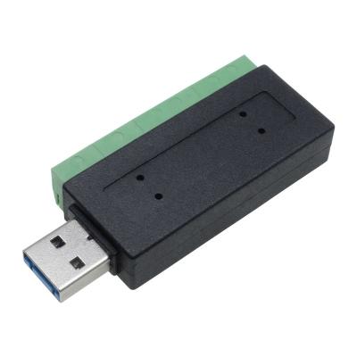 China PCB Directly Insert Cheap And Latest Pluggable Micro PCB Terminal Block 2.5V 10Ports USB3.0 USB Black Terminal Adapter for sale