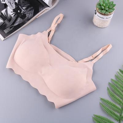 China New QUICK DRY bras for women ribbed unpadded cotton Bralette ladies comfortable wireless bras and iron female sexy underwear backless bra for sale