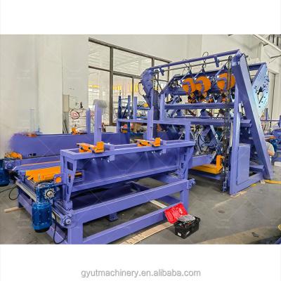 China Double Head Compressed Wood Pallet Nailing Machine for American and European Pallets for sale