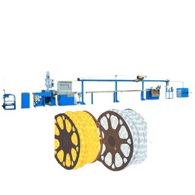 China Advanced PVC LED Strip Rope Neon Light Extrusion Machine for Manufacturing Plant for sale