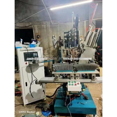 China Double Stage Broom Tufting Machine for Broom Production Spare Parts Included for sale