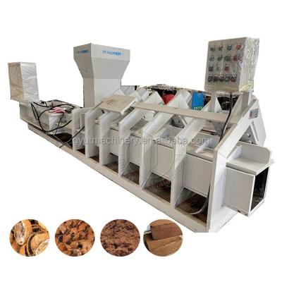 China Coir Husk Briquetting Machines Coconut Husk Chips 5 KG Block Making Machines for sale