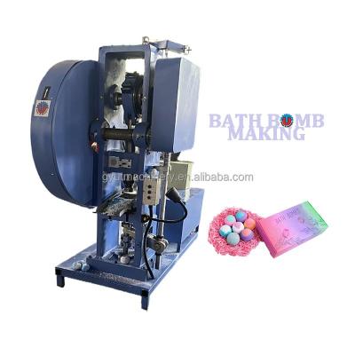 China Auto Bath Bomb Press Machine for Making 2 Color Fizzy Bath Bombs in USA Market for sale