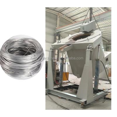 China Rivets Aluminum Wire Casting Machine for Peru Market Raw Material Waste Aluminuml for sale