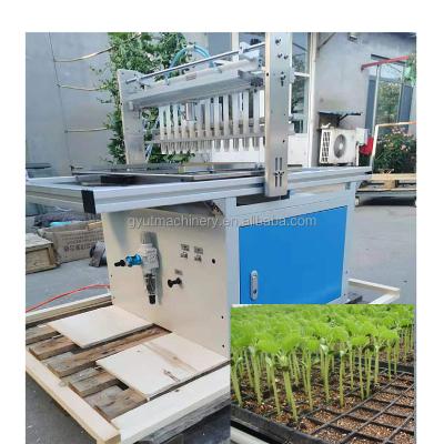 China Potato Farm Suitable Hydroponic Seed Trays Planting Machine 300 Trays Per Hour Speed for sale