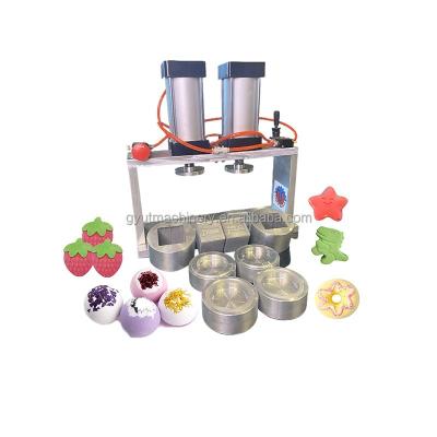 China 2024 Hot Popular Pneumatic Bath Bomb Soap Maker Machine for Bubble Salt Production for sale