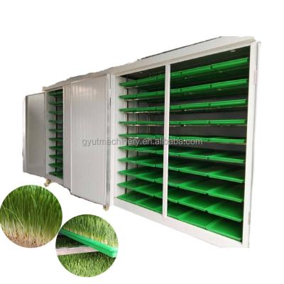 China Automatische bonenspruitmachine voor radijs tarwegras broccoli sprouts microgreens sprouting Te koop