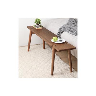 China Removable Walnut Color Widely Used Living Room Top Quality Cover Multifunctional Wooden Bench for sale