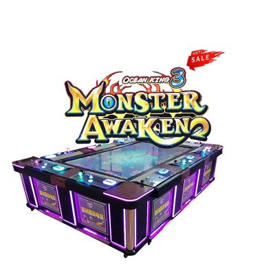 China Aracde Coin Operated Master Awaken Fish Game Table Dragon King Fish Arcade Casino Fishing Game Machine Cabinets for sale