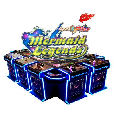 China Metal+Acrylic/Customize Mermaid Legends Fish Game Table Fish Shooting Game Kit Shooting Fish Game Table Game for sale