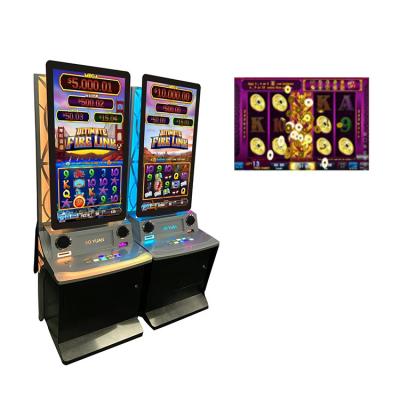 China Metal+Acrylic / Customize Popular American Multi Link Ultimate Buffalo Fire Auspicious Wealth Video Games Slot Game Machine for sale