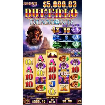 China High Quality Aracde Coin Operated Jackpot Buffalo Win Money Slot Games Free Casino Machine Coin Pusher Casino Game Machine for sale