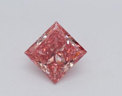 China Sparkling SSCT Pink Princess Cut 1.69CT VVS1 Lab Grown Diamonds for sale