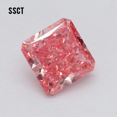 China Sparkling SSCT IGI Certificate Loose Pink Diamond For Wedding Ring for sale