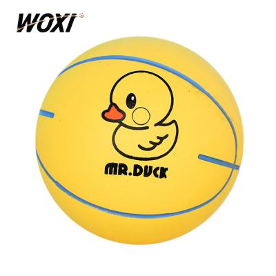 China Eco-Friendly Sports Game Kids Basketballs Ball Toys Kids Outdoor Rubber Basketball for sale