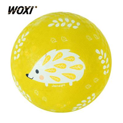 China Sport Game New Design Customized Factory Colorful Child 8.5 Inch Rubber Playground Balls for sale