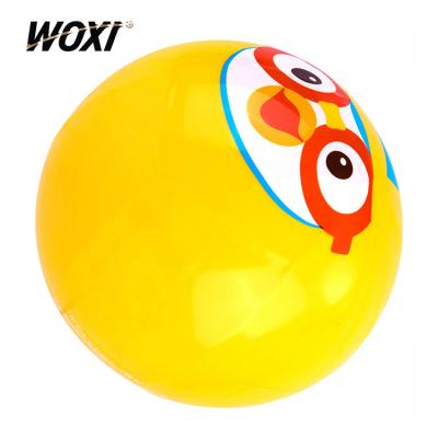 China Promotional Sport Game Logo PVC Printed Inflatable Beach Ball for sale