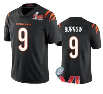 China Wholesale 2022 High Quality Antibacterial Super Bowl Patch Cheap Stitched American Football Cincinnati 9 Joe Burrow 1 Chase Tank Tops for sale