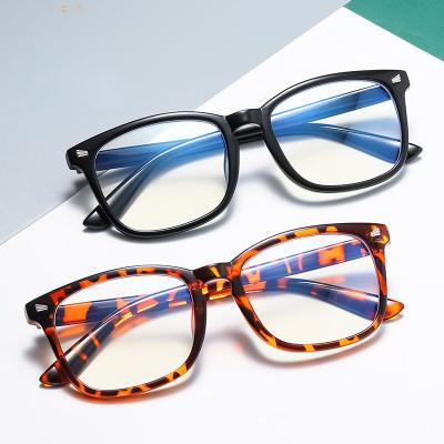 China Retro Blue Light Blocking Blue Light Blocking Mingtong Square Sight Glass Gaming Computer Glasses Blocking Anti Ray Optical Frames Tr 90 Bluelight Glasses for sale