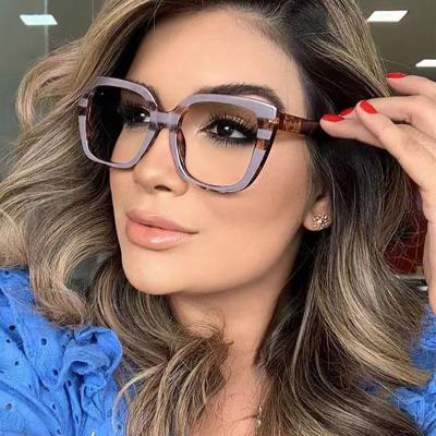 China Mingtong New Fashion Anti Optical Eyeglass Glasses Blue Light Glasses Cat Eye Glasses Frame Eyeglasses Women Blue Light Colored Optical Oversized Eyewear for sale