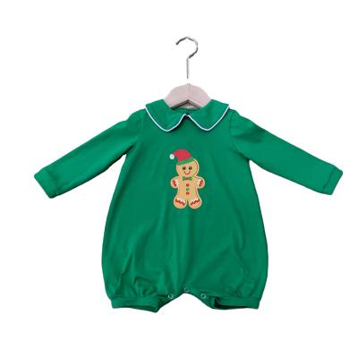 China Wholesale Casual Infant Christmas Cotton Embroidery Cute Baby Boy Romper Overalls for sale