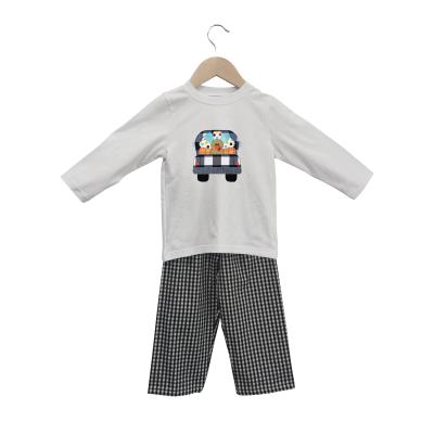 China Fashion\Comfortable\Durable Baby Boy Clothes Set 100% Cotton Newborn OEM Factory Long Sleeve Baby Set Baby Boys Baby Boy Clothes Set for sale